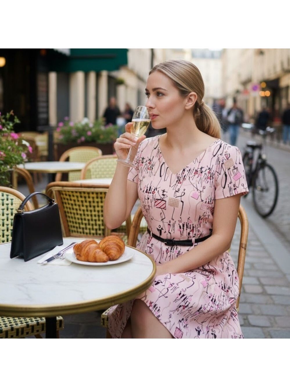 Barrie Pace Enjoying the Magic of Paris Dress - Size 6